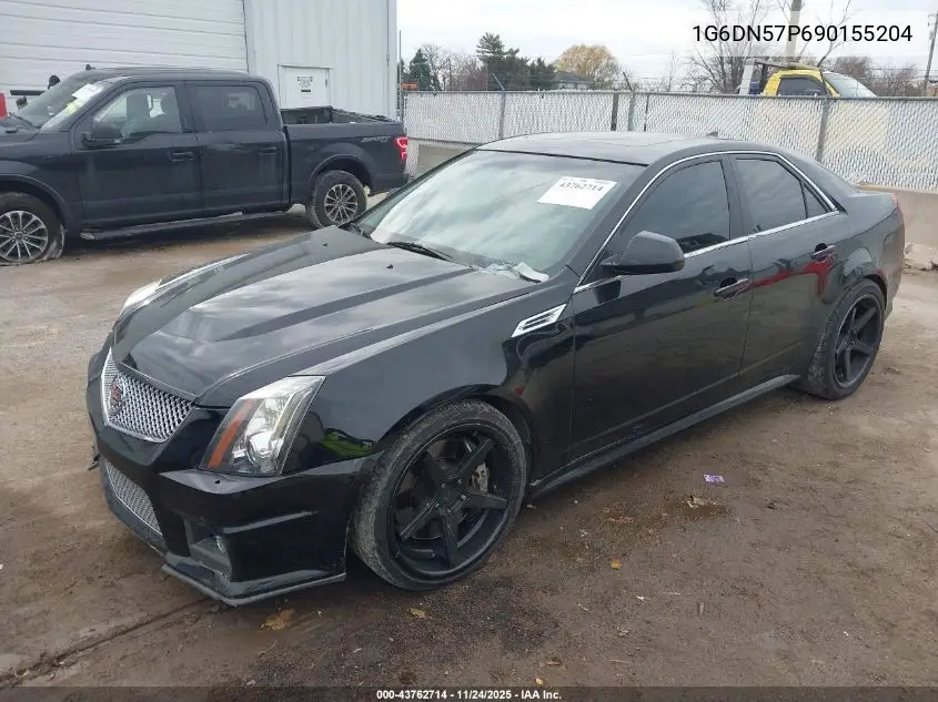 2009 Cadillac Cts-V VIN: 1G6DN57P690155204 Lot: 43762714