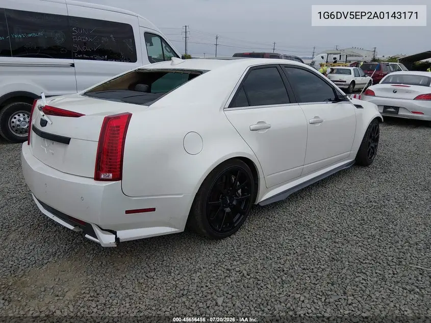2010 Cadillac Cts-V VIN: 1G6DV5EP2A0143171 Lot: 45656456