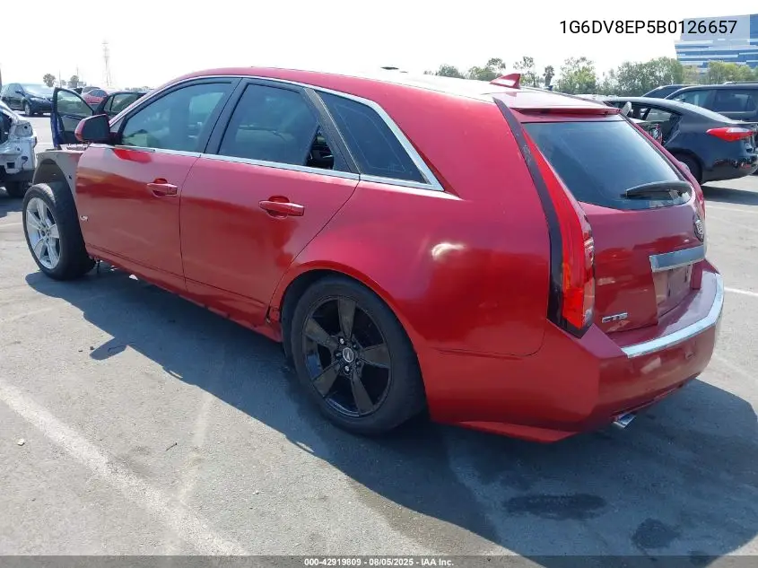 2011 Cadillac Cts-V VIN: 1G6DV8EP5B0126657 Lot: 42919809