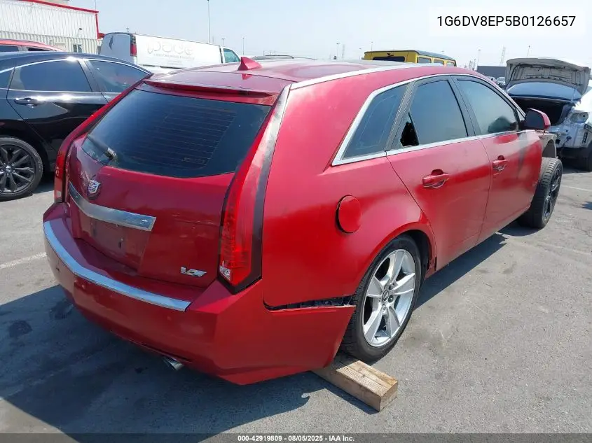 2011 Cadillac Cts-V VIN: 1G6DV8EP5B0126657 Lot: 42919809