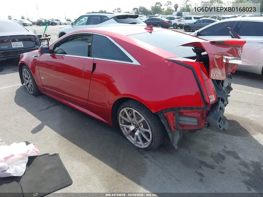 2011 Cadillac Cts-V VIN: 1G6DV1EPXB0168023 Lot: 44744039