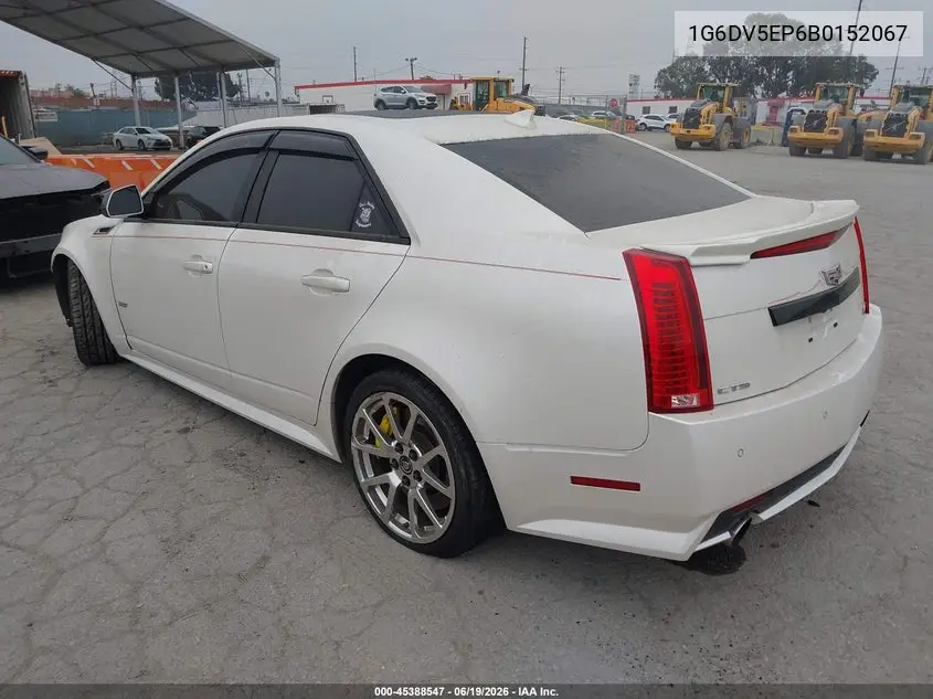 2011 Cadillac Cts-V VIN: 1G6DV5EP6B0152067 Lot: 45388547