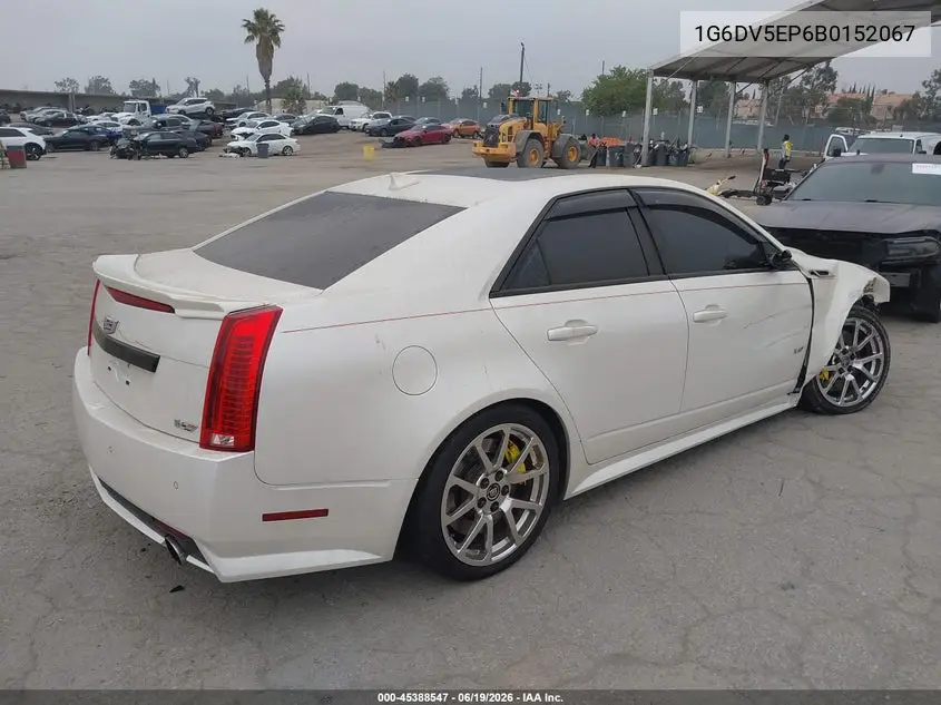 2011 Cadillac Cts-V VIN: 1G6DV5EP6B0152067 Lot: 45388547