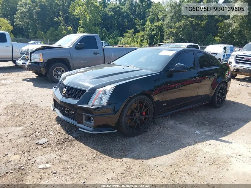 2011 Cadillac Cts-V VIN: 1G6DV5EP9B0139605 Lot: 45522195