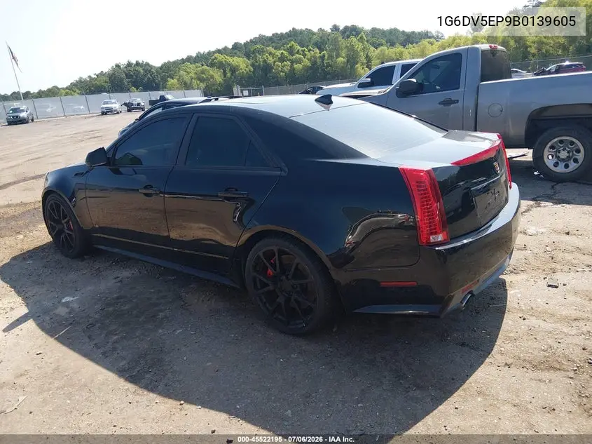 2011 Cadillac Cts-V VIN: 1G6DV5EP9B0139605 Lot: 45522195
