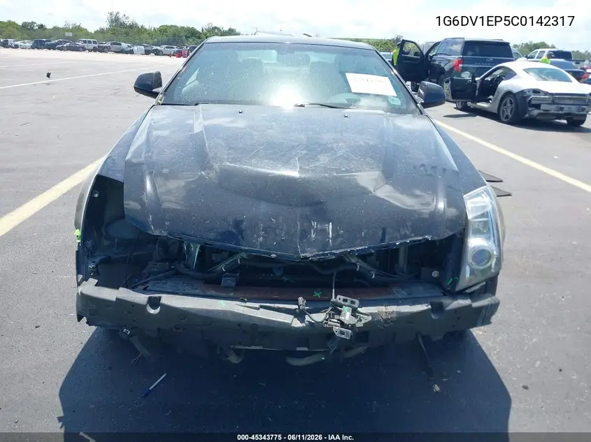 2012 Cadillac Cts-V VIN: 1G6DV1EP5C0142317 Lot: 45343775