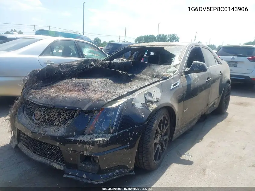 2012 Cadillac Cts-V VIN: 1G6DV5EP8C0143906 Lot: 45520200