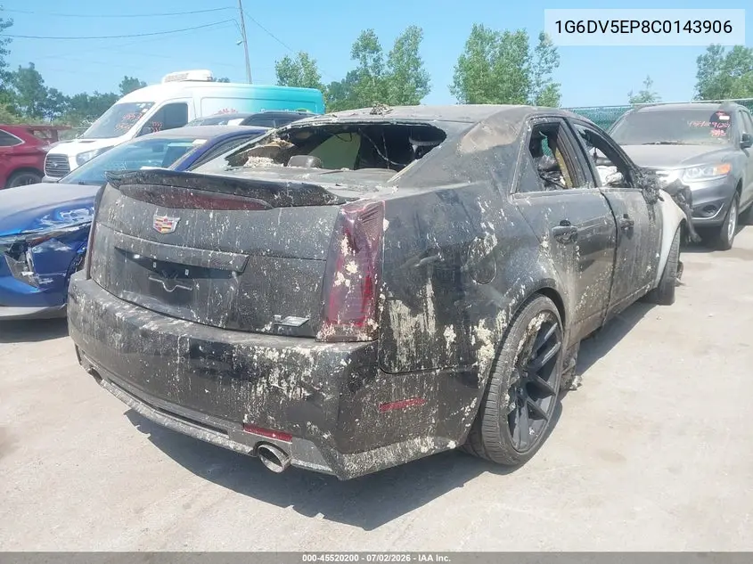 2012 Cadillac Cts-V VIN: 1G6DV5EP8C0143906 Lot: 45520200