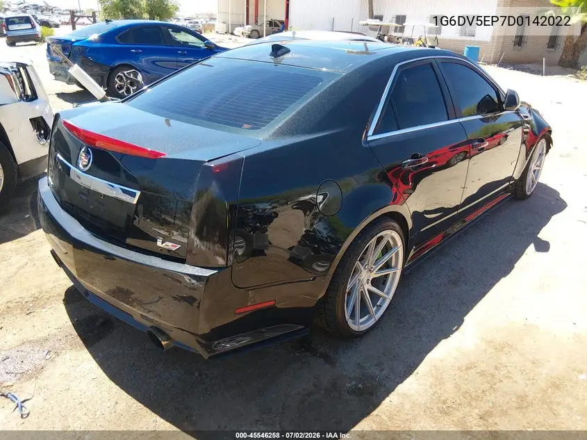 2013 Cadillac Cts-V VIN: 1G6DV5EP7D0142022 Lot: 45546258