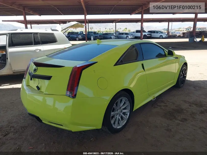 2015 Cadillac Cts-V VIN: 1G6DV1EP1F0100215 Lot: 45415633