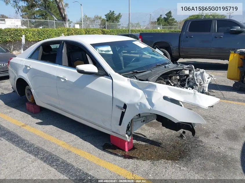 2016 Cadillac Cts-V VIN: 1G6A15S65G0195719 Lot: 45335341