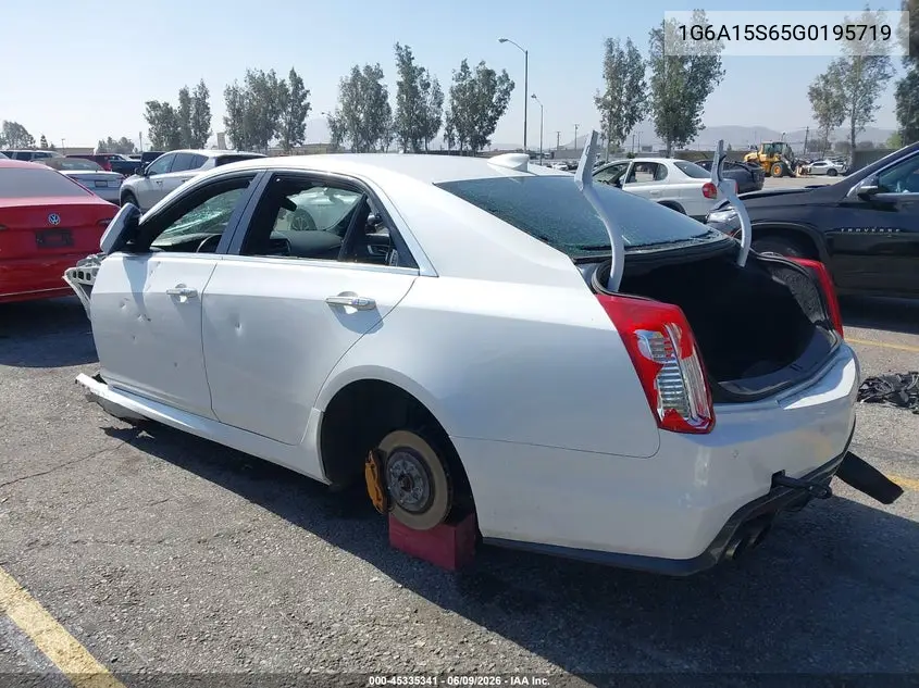 2016 Cadillac Cts-V VIN: 1G6A15S65G0195719 Lot: 45335341