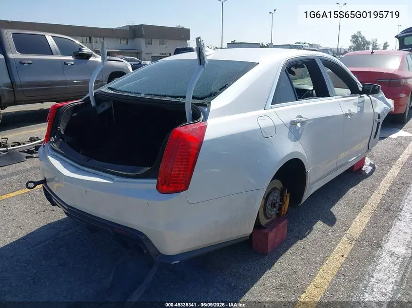 2016 Cadillac Cts-V VIN: 1G6A15S65G0195719 Lot: 45335341