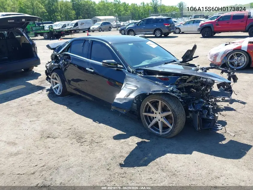 2017 Cadillac Cts-V VIN: 1G6A15S60H0173824 Lot: 45218179