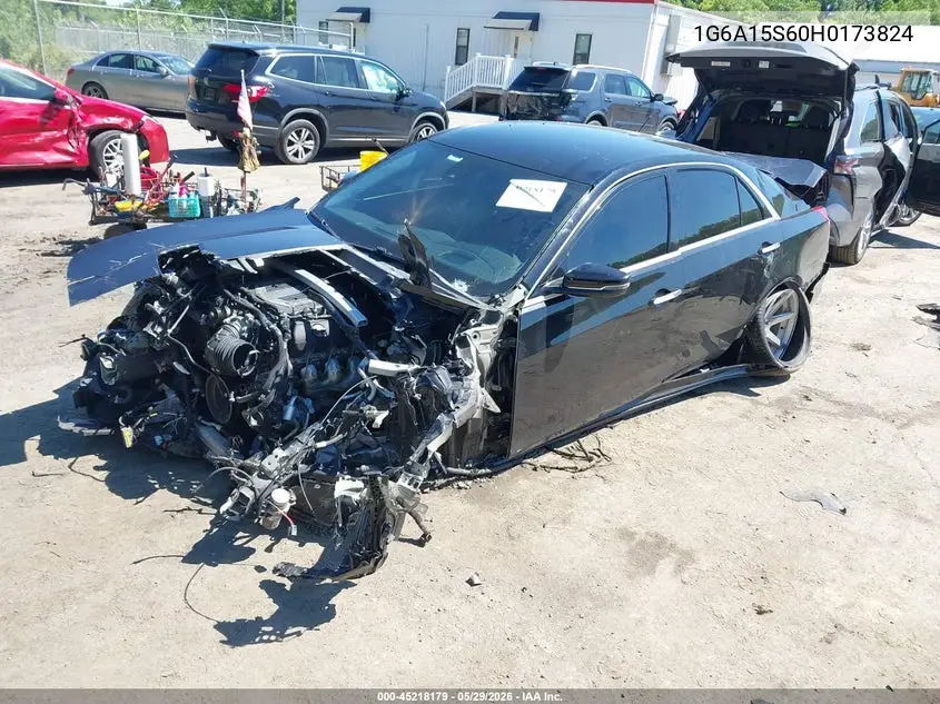 2017 Cadillac Cts-V VIN: 1G6A15S60H0173824 Lot: 45218179