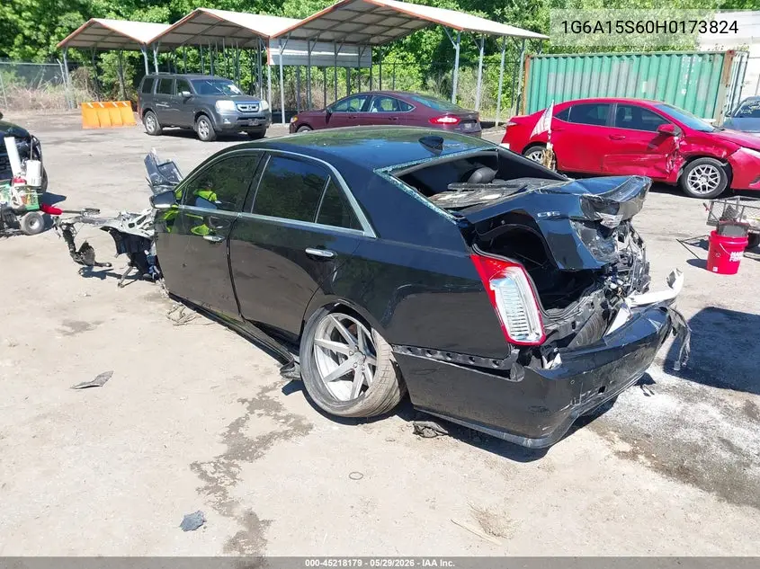 2017 Cadillac Cts-V VIN: 1G6A15S60H0173824 Lot: 45218179