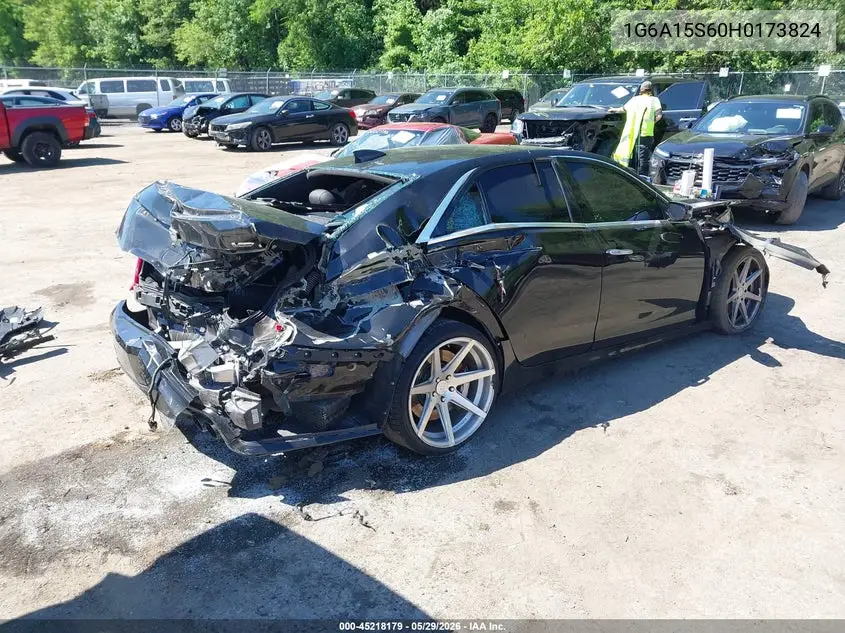 2017 Cadillac Cts-V VIN: 1G6A15S60H0173824 Lot: 45218179