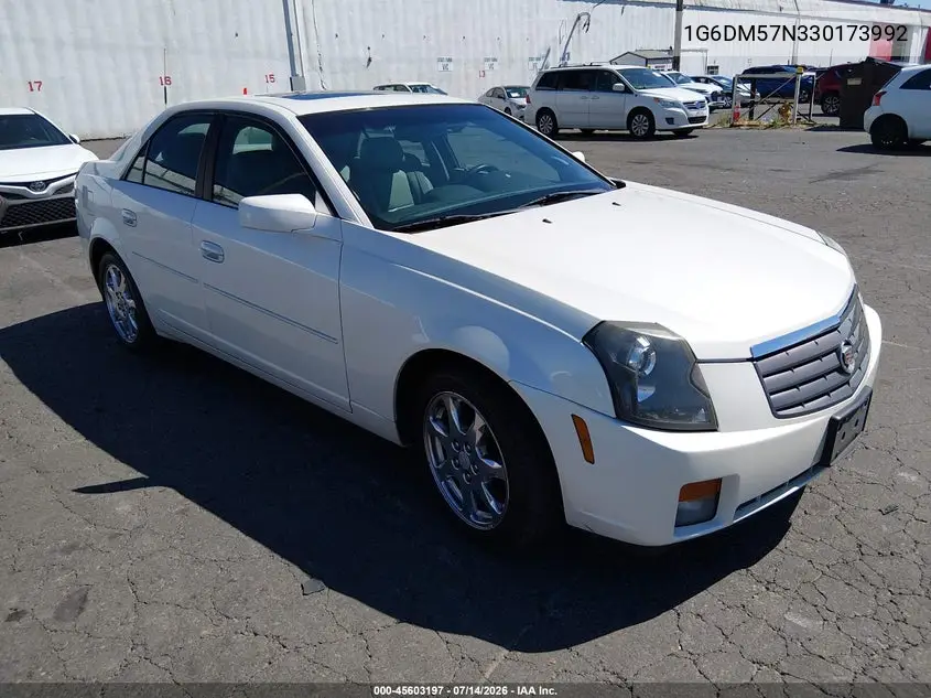2003 Cadillac Cts Standard VIN: 1G6DM57N330173992 Lot: 45603197