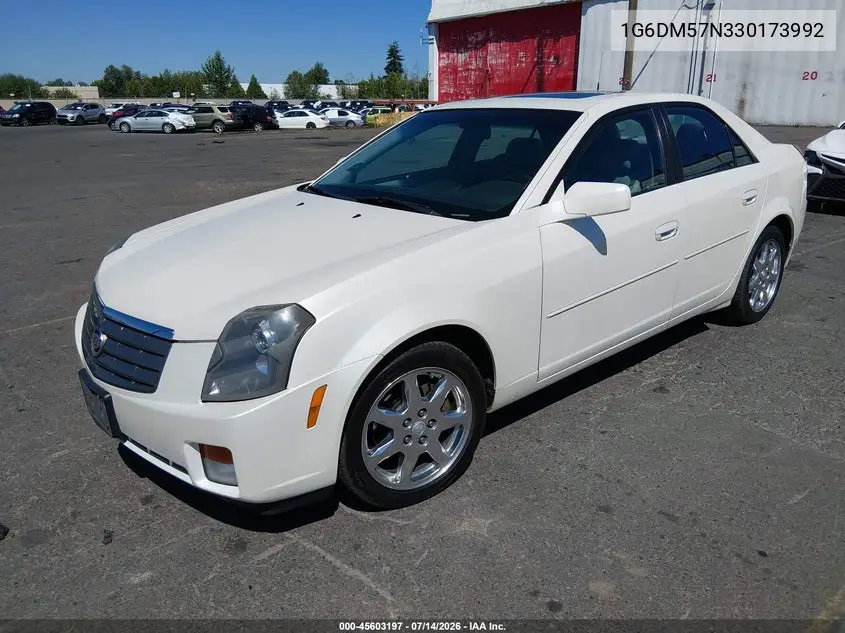 2003 Cadillac Cts Standard VIN: 1G6DM57N330173992 Lot: 45603197