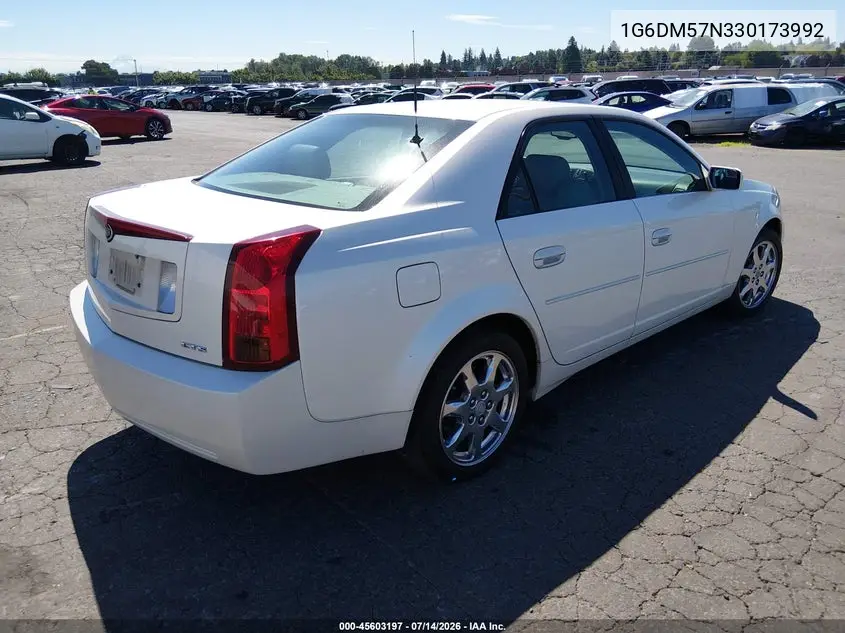 2003 Cadillac Cts Standard VIN: 1G6DM57N330173992 Lot: 45603197