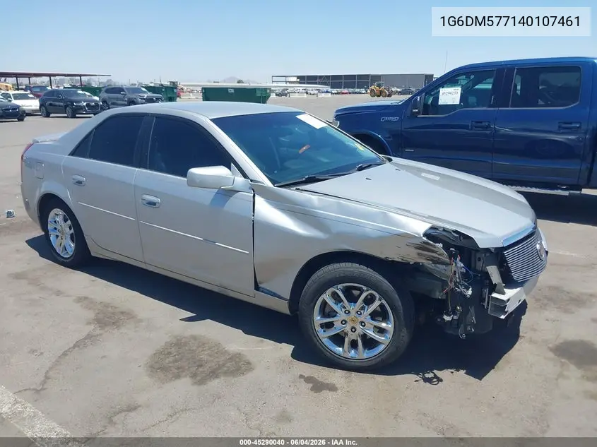 2004 Cadillac Cts Standard VIN: 1G6DM577140107461 Lot: 45290040