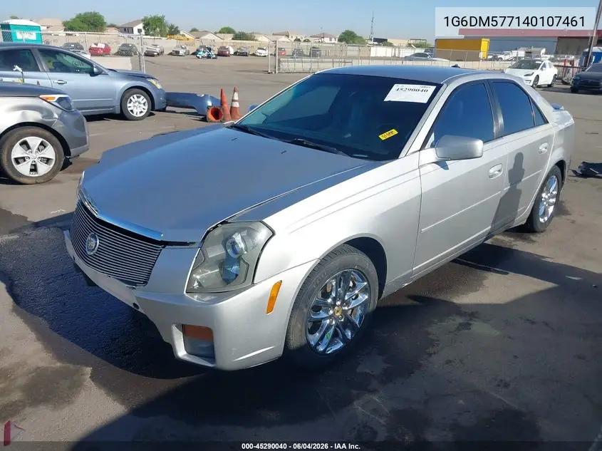 2004 Cadillac Cts Standard VIN: 1G6DM577140107461 Lot: 45290040