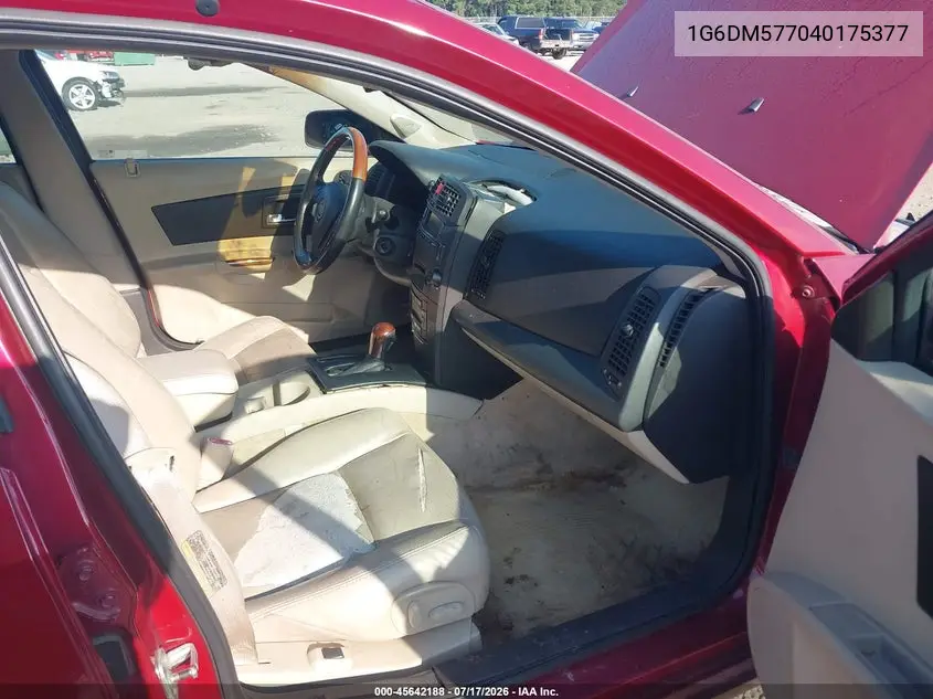 2004 Cadillac Cts VIN: 1G6DM577040175377 Lot: 45642188