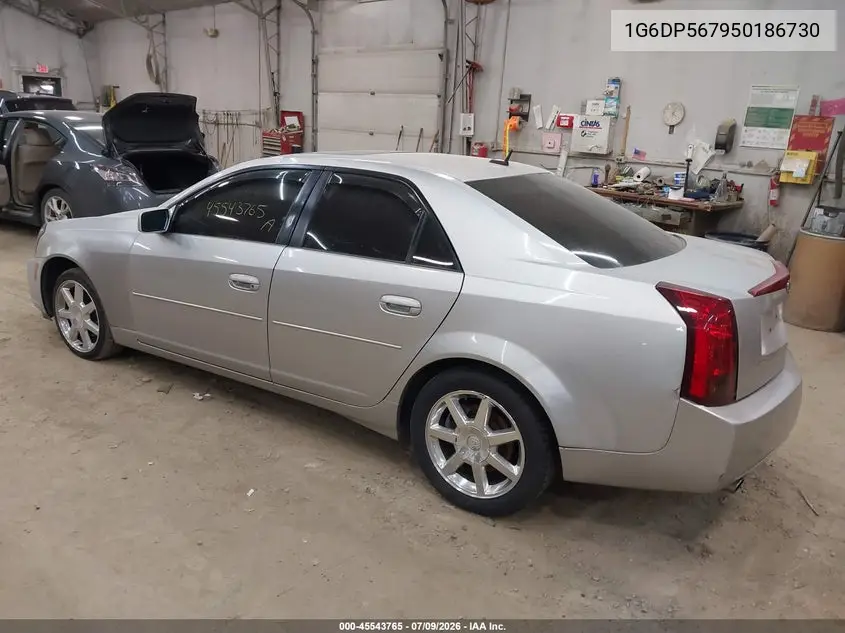 2005 Cadillac Cts Standard VIN: 1G6DP567950186730 Lot: 45543765