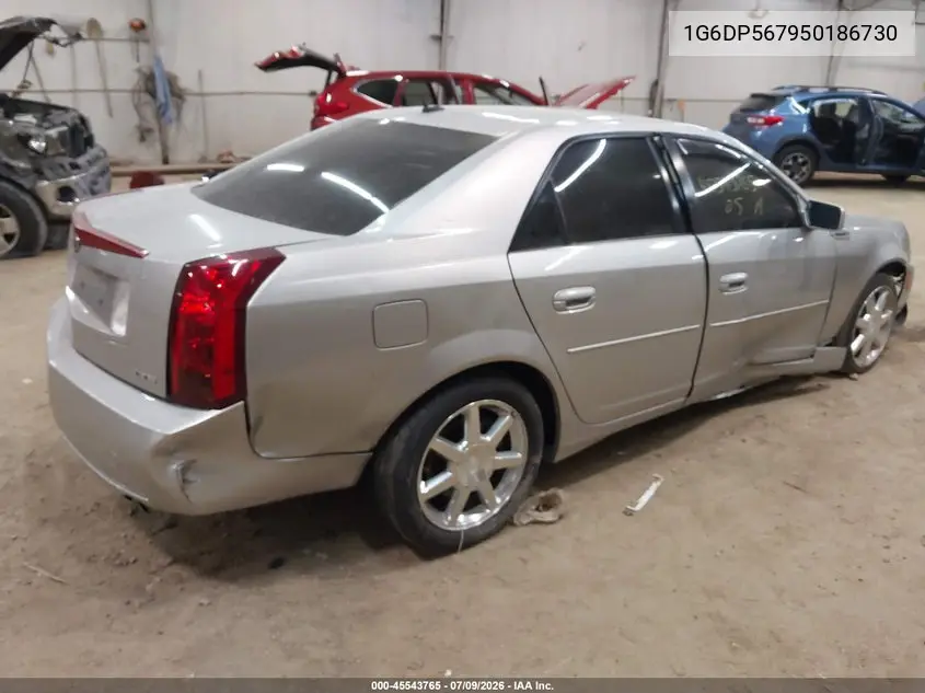 2005 Cadillac Cts Standard VIN: 1G6DP567950186730 Lot: 45543765