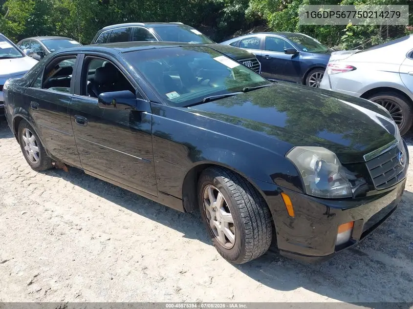 2005 Cadillac Cts Base W/1Sb/1Sc VIN: 1G6DP567750214279 Lot: 45575394