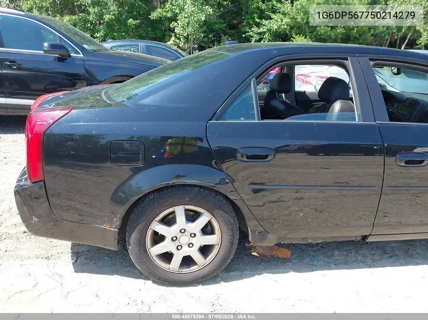 2005 Cadillac Cts Base W/1Sb/1Sc VIN: 1G6DP567750214279 Lot: 45575394