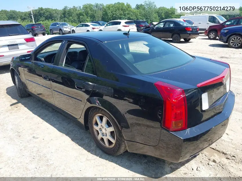 2005 Cadillac Cts Base W/1Sb/1Sc VIN: 1G6DP567750214279 Lot: 45575394