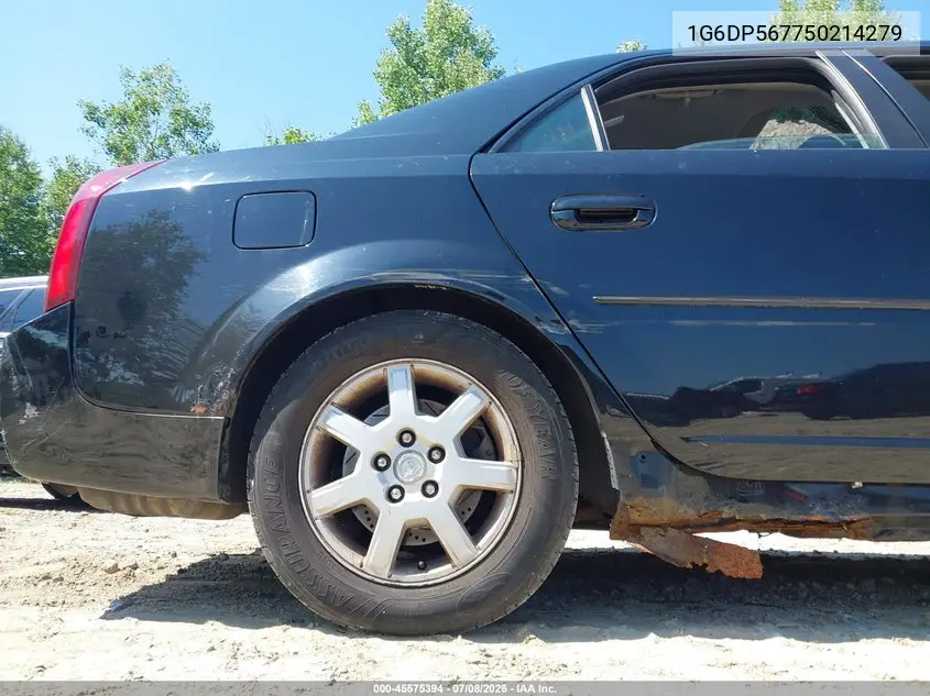 2005 Cadillac Cts Base W/1Sb/1Sc VIN: 1G6DP567750214279 Lot: 45575394