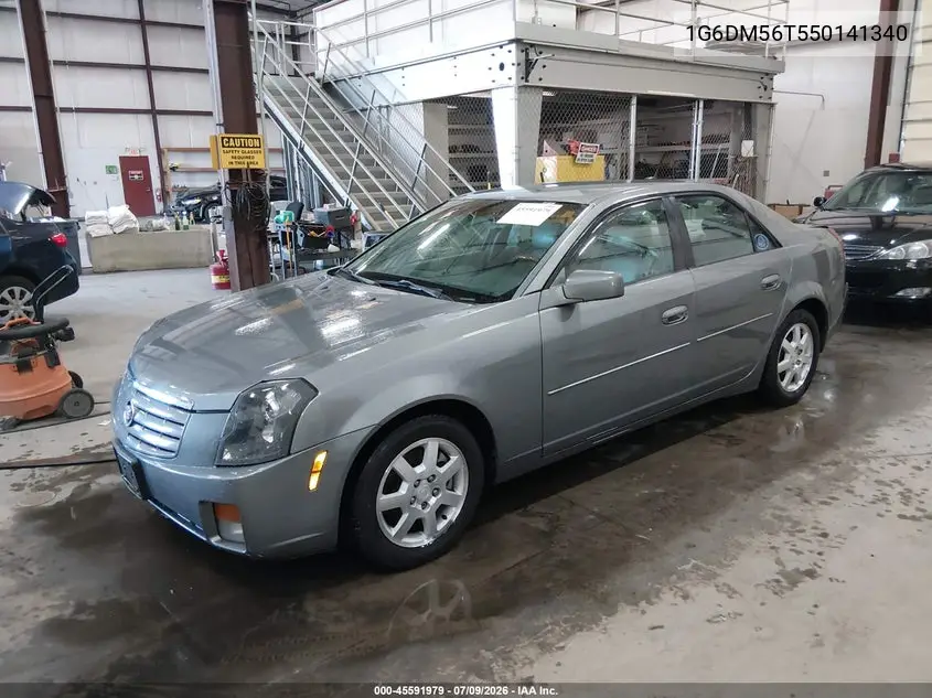 2005 Cadillac Cts Standard VIN: 1G6DM56T550141340 Lot: 45591979