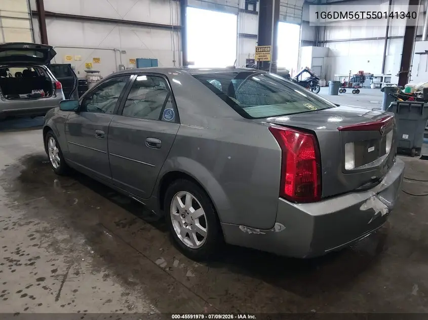 2005 Cadillac Cts Standard VIN: 1G6DM56T550141340 Lot: 45591979