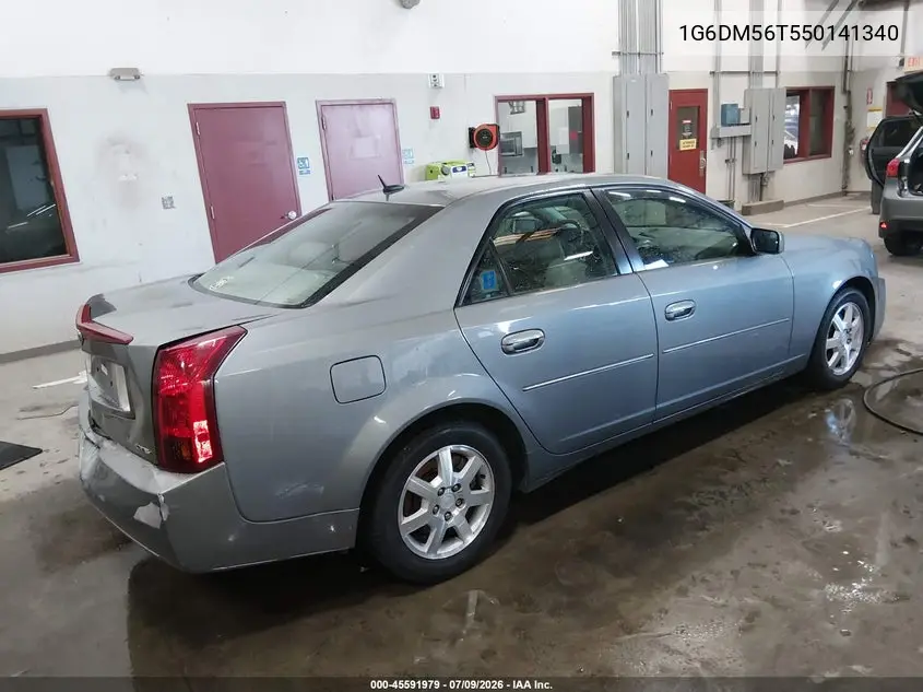 2005 Cadillac Cts Standard VIN: 1G6DM56T550141340 Lot: 45591979