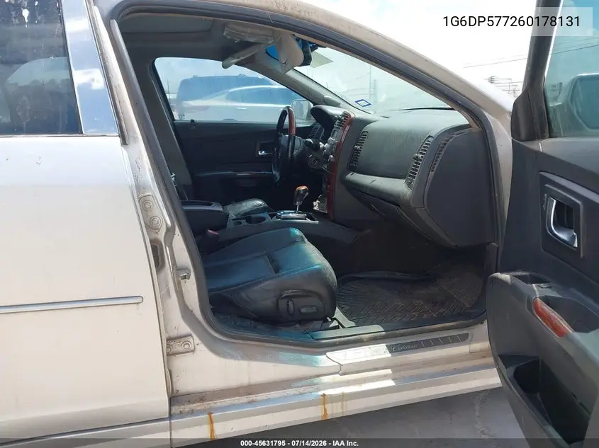 2006 Cadillac Cts Base W/1Sb VIN: 1G6DP577260178131 Lot: 45631795