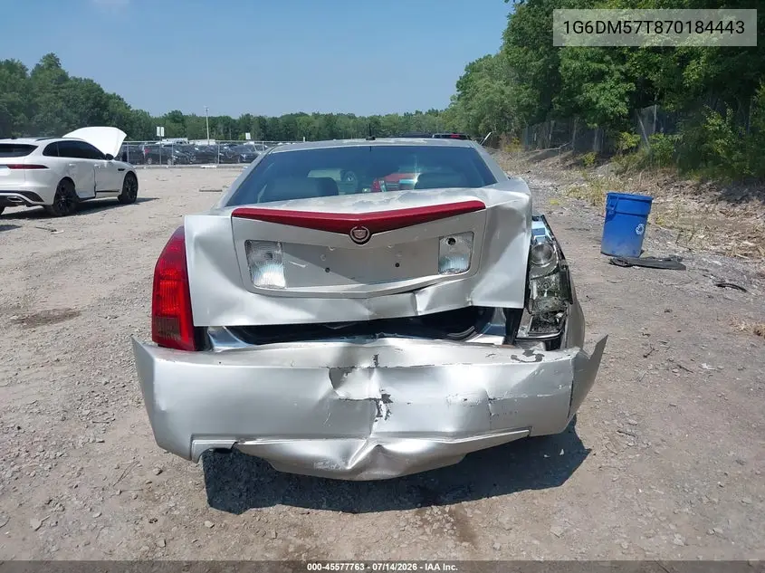 2007 Cadillac Cts Base W/1Sa VIN: 1G6DM57T870184443 Lot: 45577763