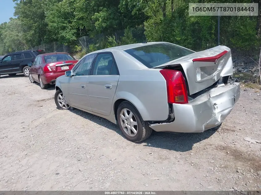 2007 Cadillac Cts Base W/1Sa VIN: 1G6DM57T870184443 Lot: 45577763