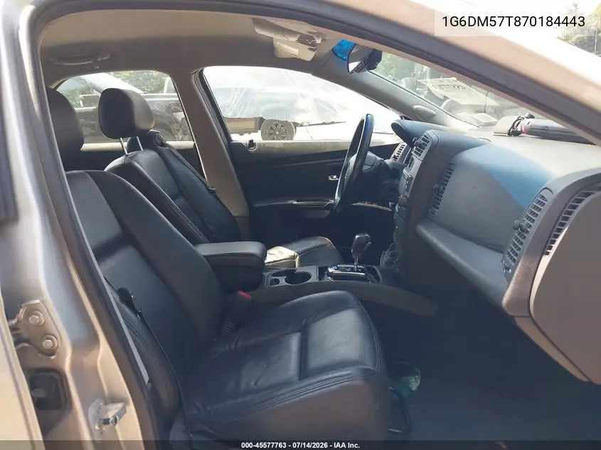 2007 Cadillac Cts Base W/1Sa VIN: 1G6DM57T870184443 Lot: 45577763