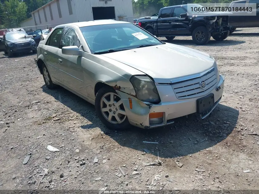 2007 Cadillac Cts Base W/1Sa VIN: 1G6DM57T870184443 Lot: 45577763