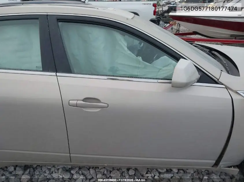1G6DG577180177474 2008 Cadillac Cts Standard
