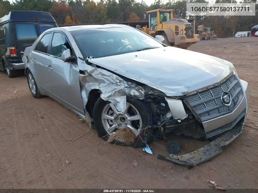 1G6DF577580137711 2008 Cadillac Cts Standard