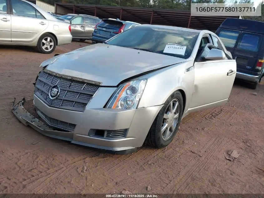 1G6DF577580137711 2008 Cadillac Cts Standard