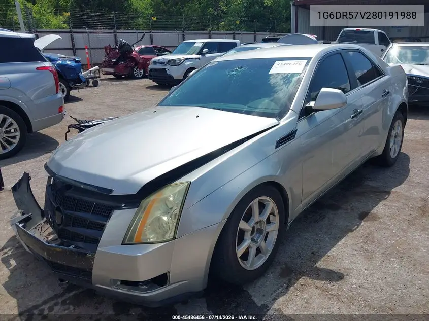 2008 Cadillac Cts Rwd W/1Sb VIN: 1G6DR57V280191988 Lot: 45486456