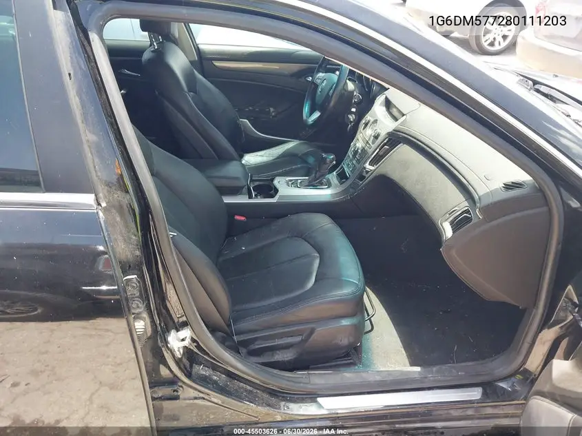 2008 Cadillac Cts Rwd W/1Sa VIN: 1G6DM577280111203 Lot: 45503626