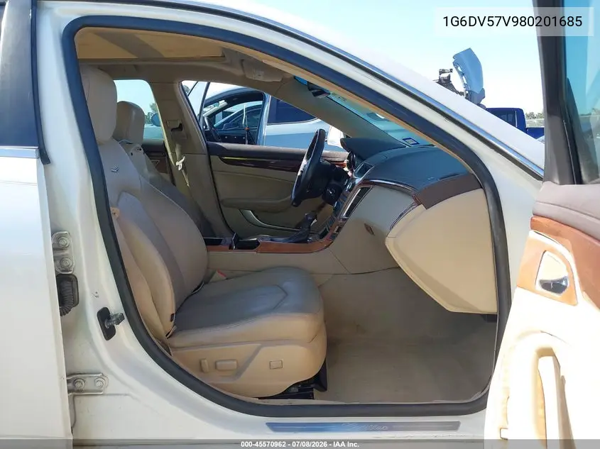 2008 Cadillac Cts Rwd W/1Sb VIN: 1G6DV57V980201685 Lot: 45570962