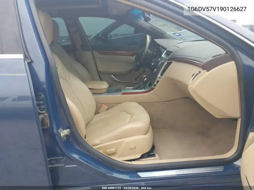 2009 Cadillac Cts Standard VIN: 1G6DV57V190126627 Lot: 44961133