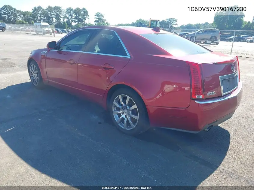 2009 Cadillac Cts Standard VIN: 1G6DV57V390167230 Lot: 45284107
