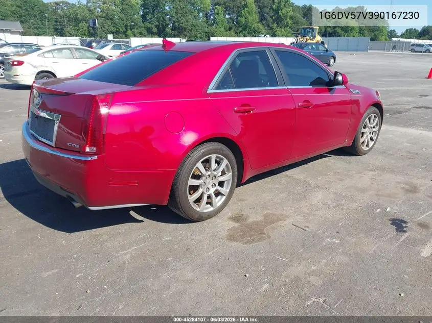 2009 Cadillac Cts Standard VIN: 1G6DV57V390167230 Lot: 45284107